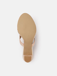 House of Pataudi Woven Design Ethnic Block Heels