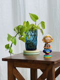Chumbak Blue &amp; Multicolored Takita Tara Bobblehead Showpiece