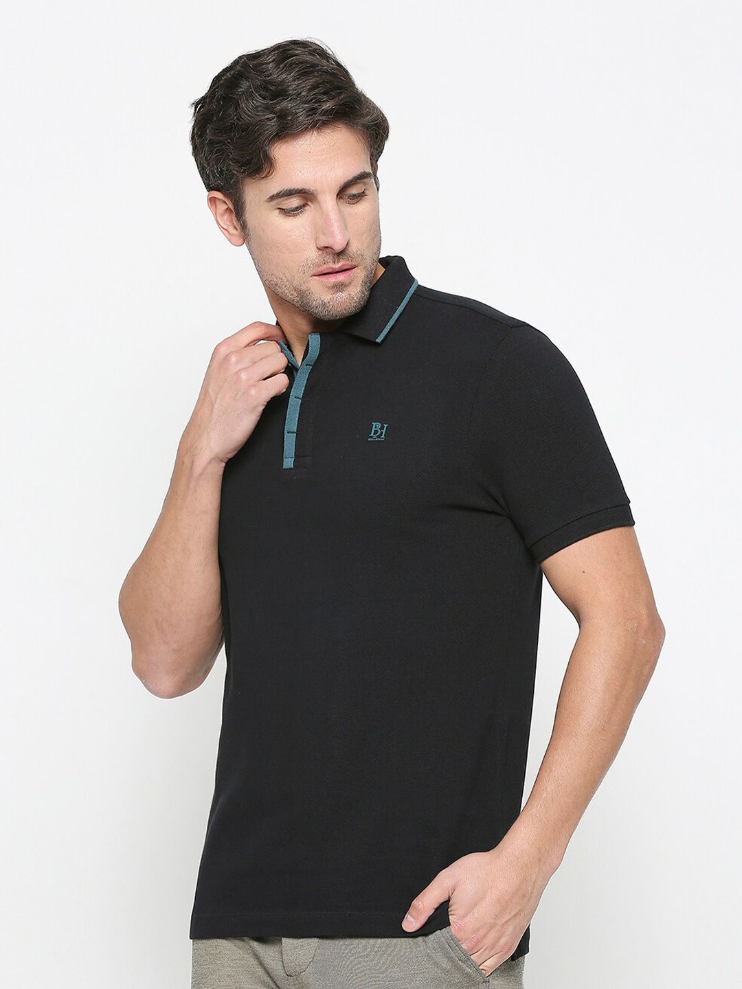 Being Human Polo Collar Regular Fit Cotton Regular T-shirt