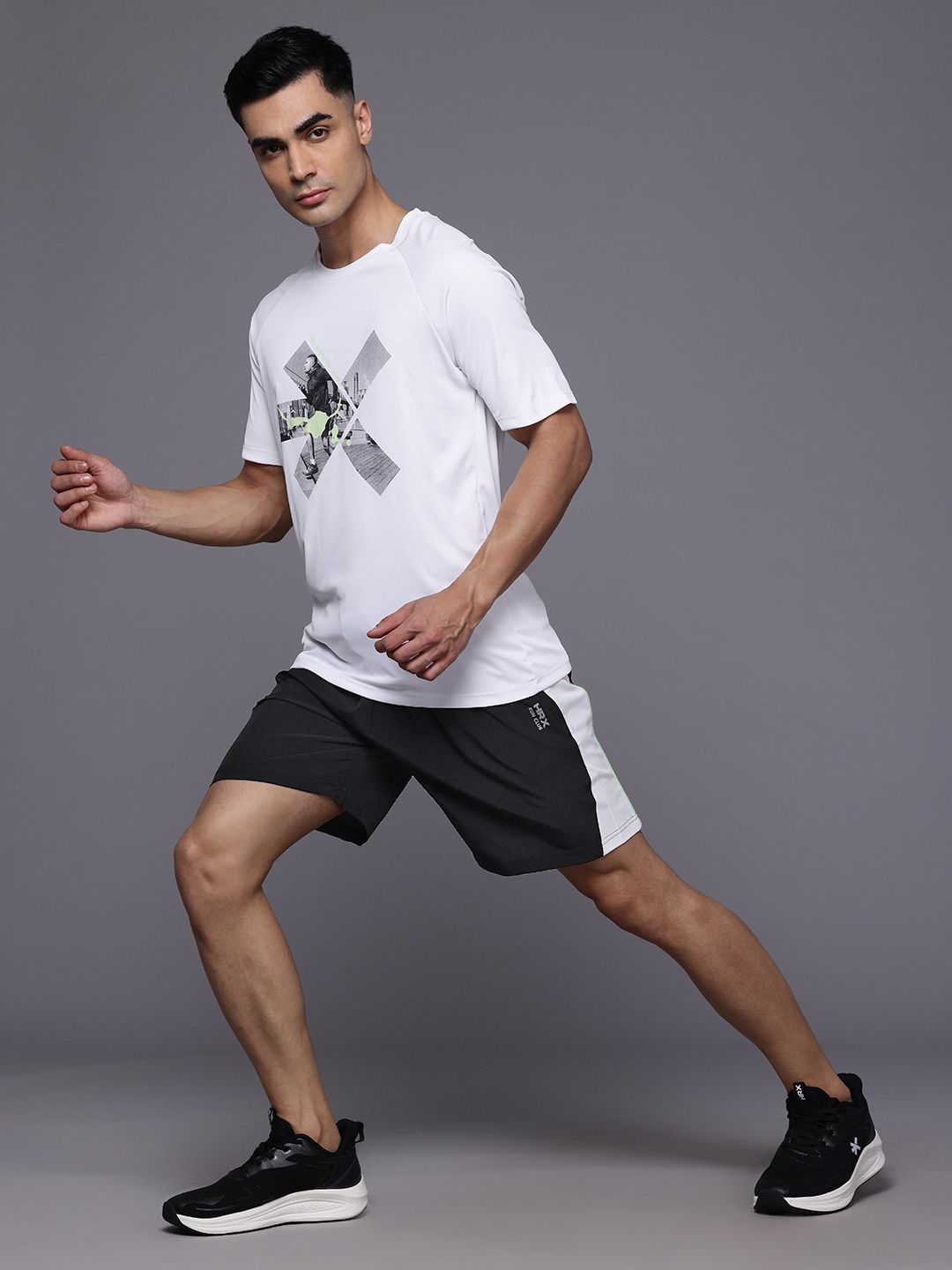 HRX by Hrithik Roshan Men Colorblocked Detail Shorts