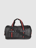 Gear Unisex Black Solid Clubsport Duffel Bag with Brand Logo Print Detail