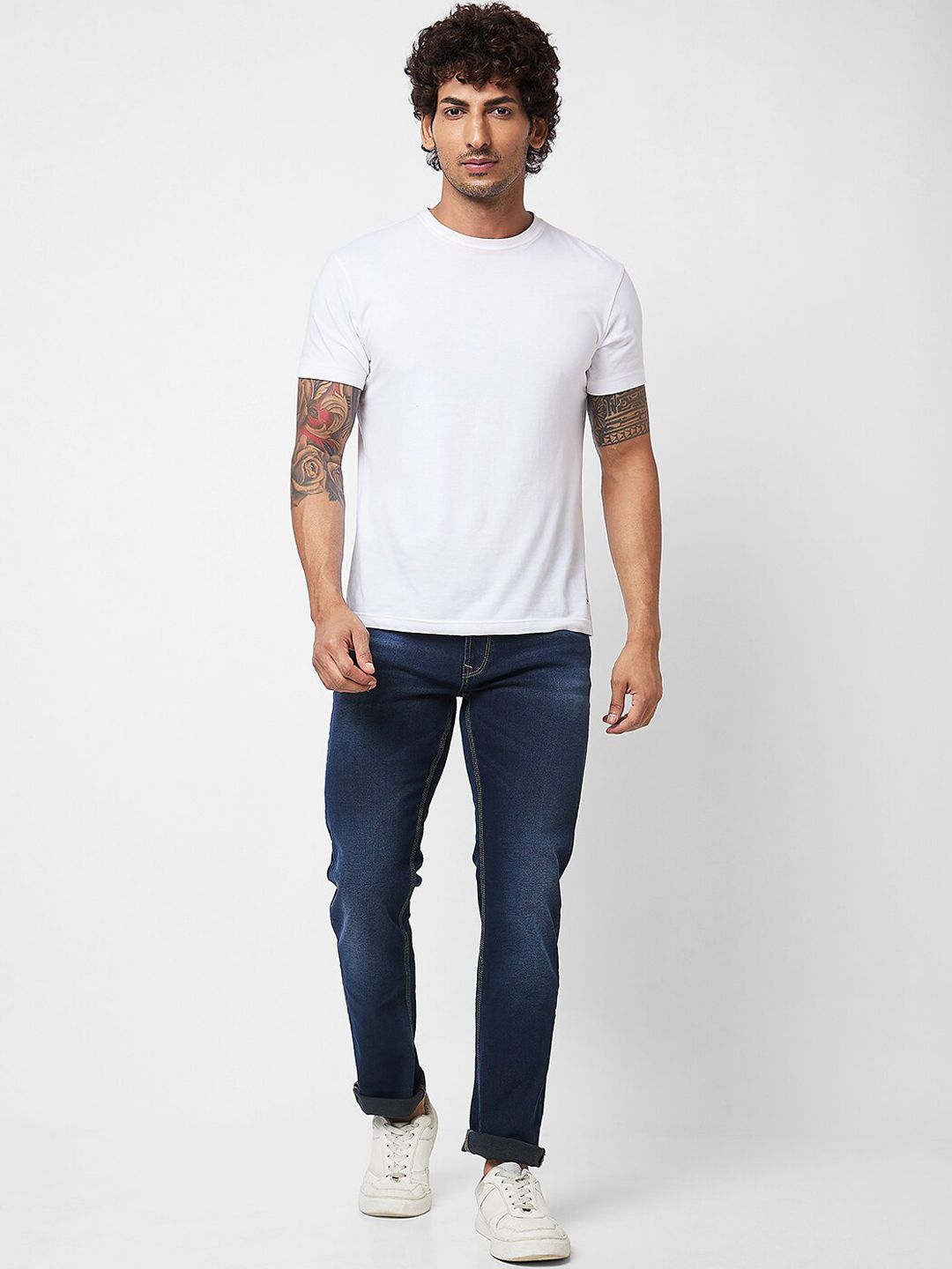 SPYKAR Men Relaxed Fit Light Fade Cotton Jeans