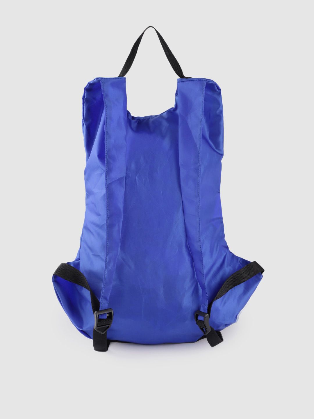 Gear Unisex Blue & Black Colourblocked Brand Logo Print Backpack