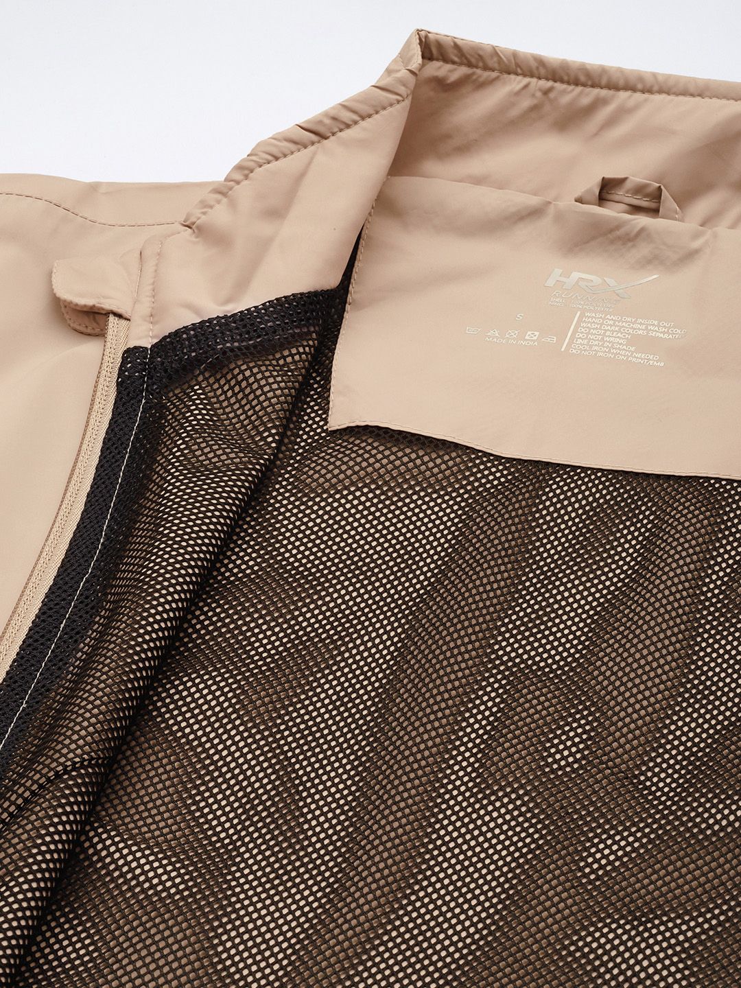 HRX by Hrithik Roshan Mock Collar Rapid-Dry Antimicrobial Running Sporty Jacket