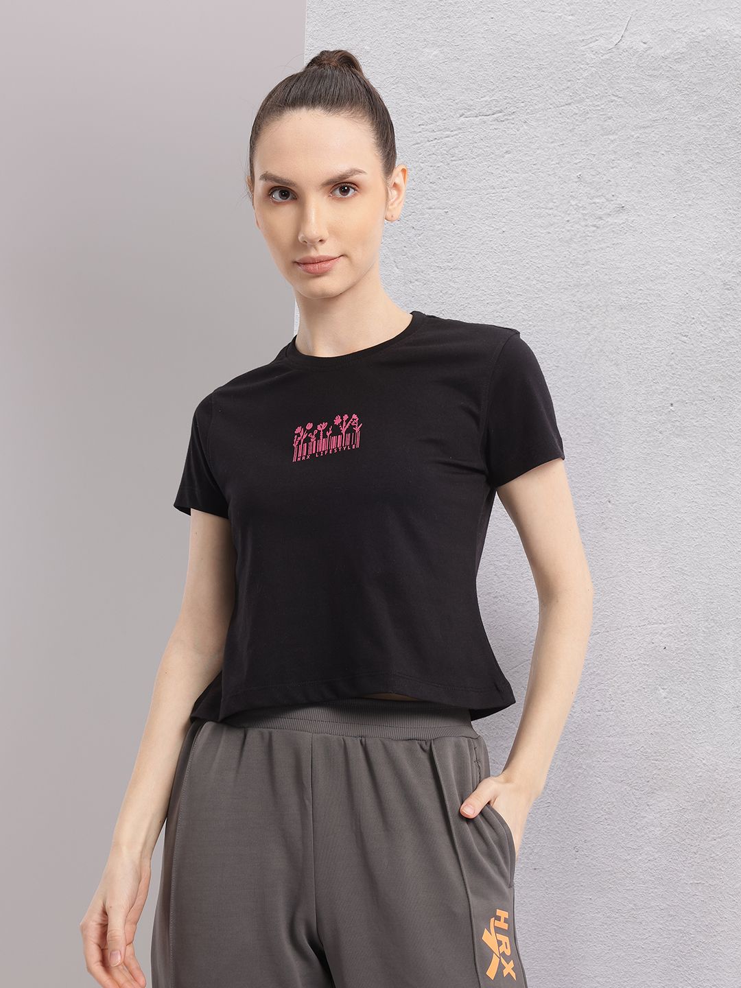 HRX by Hrithik Roshan Women Typography Printed T-shirt