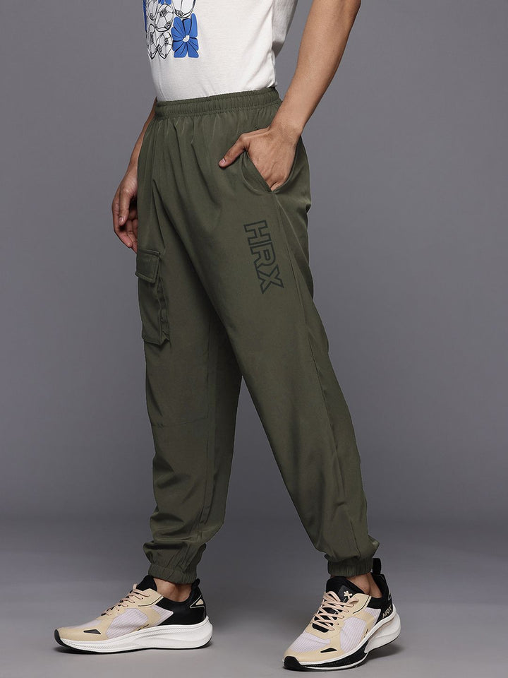HRX by Hrithik Roshan Men Lifestyle Brand Logo Print Joggers