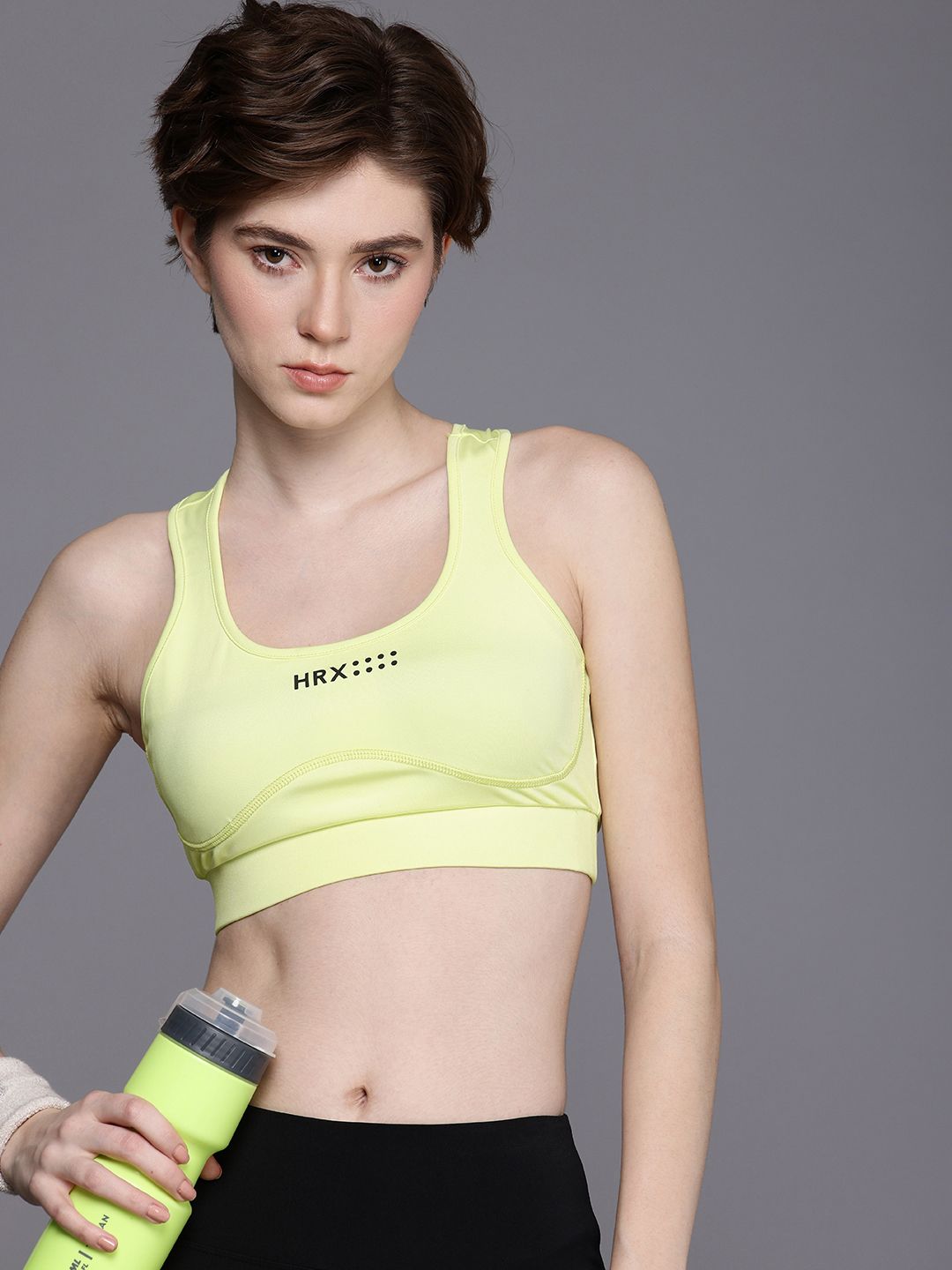 HRX by Hrithik Roshan Bra Full Coverage Heavily Padded Rapid-Dry Training Bra KT0002_04