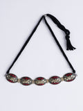 PANASH Women Gold-Plated Dome Necklace