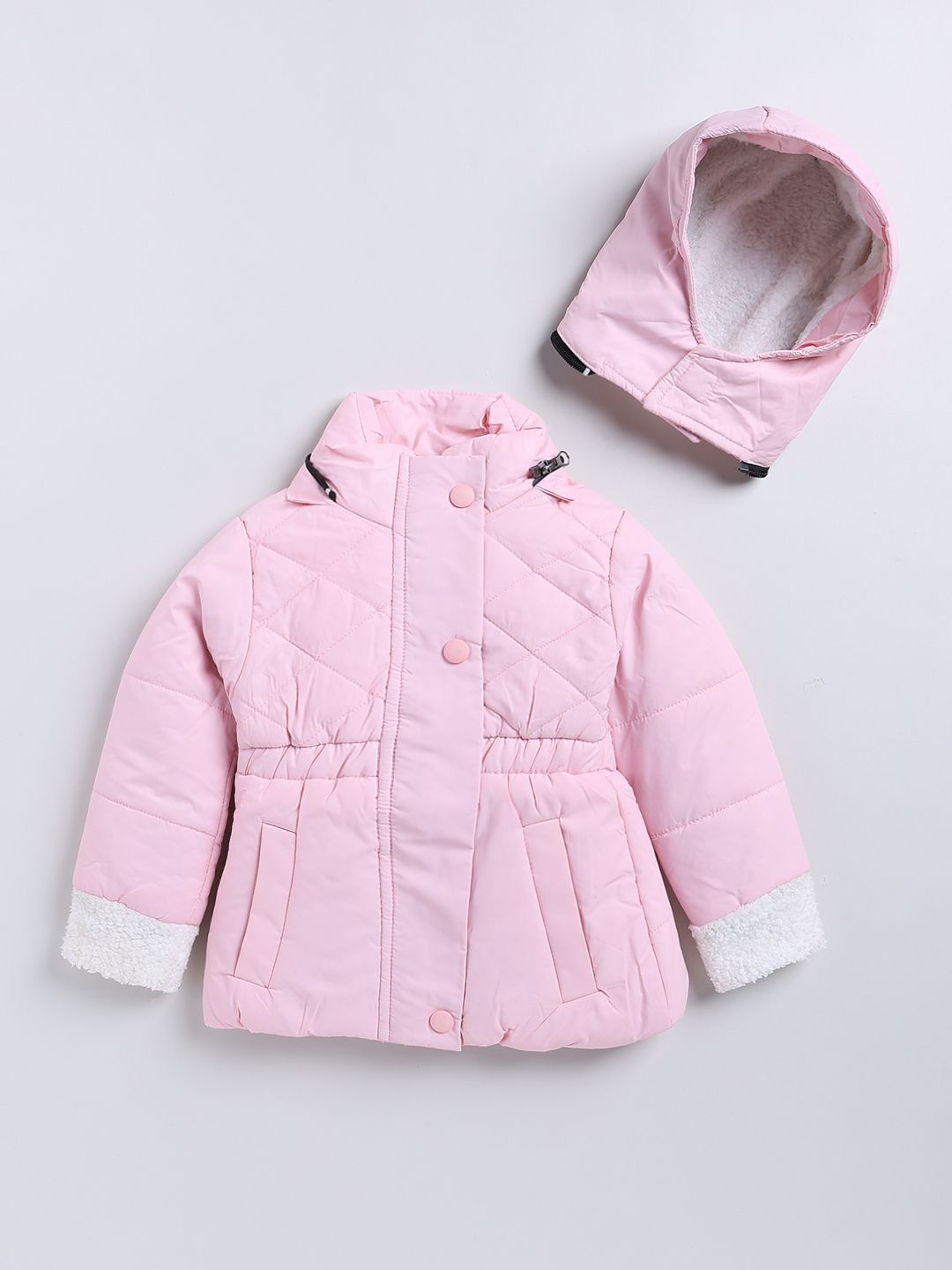 Moms Love Girls Lightweight Hooded Padded Jacket