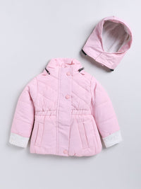 Moms Love Girls Lightweight Hooded Padded Jacket