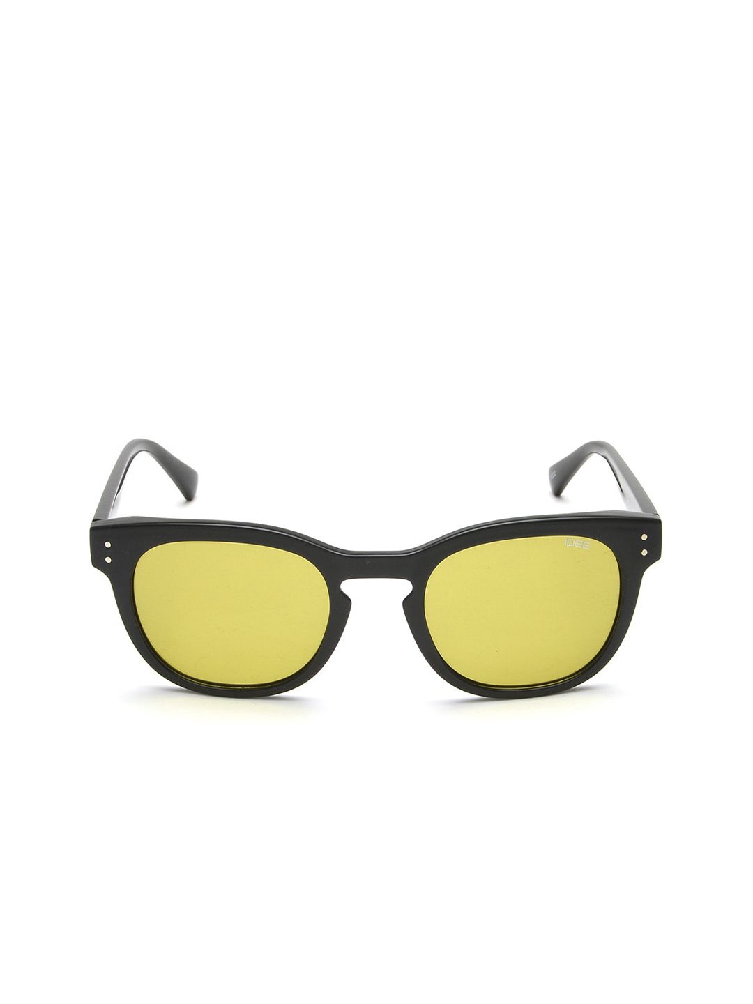 Idee unisex cermin mata hitam persegi dengan lensa terlindung UV