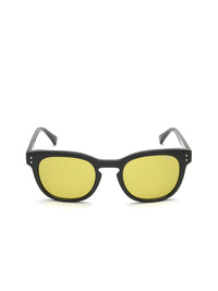 Idee unisex cermin mata hitam persegi dengan lensa terlindung UV