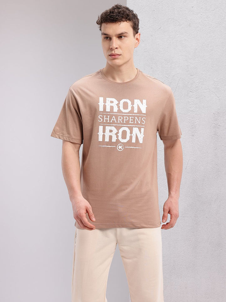 HRX by Hrithik Roshan Men Typography Printed Training T-shirt