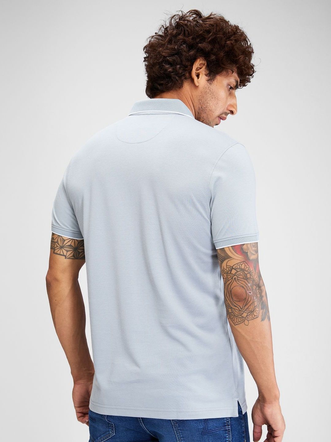 SPYKAR Men Polo Collar Slim Fit T-shirt