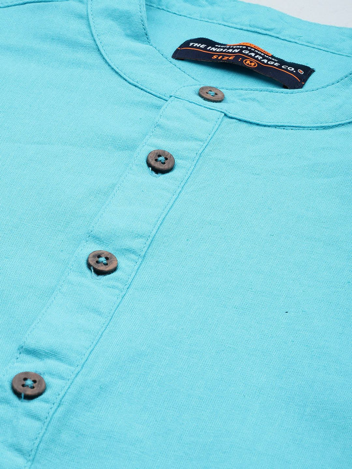 The Indian Garage Co Men Slim Fit Opaque Pure Cotton Casual Shirt