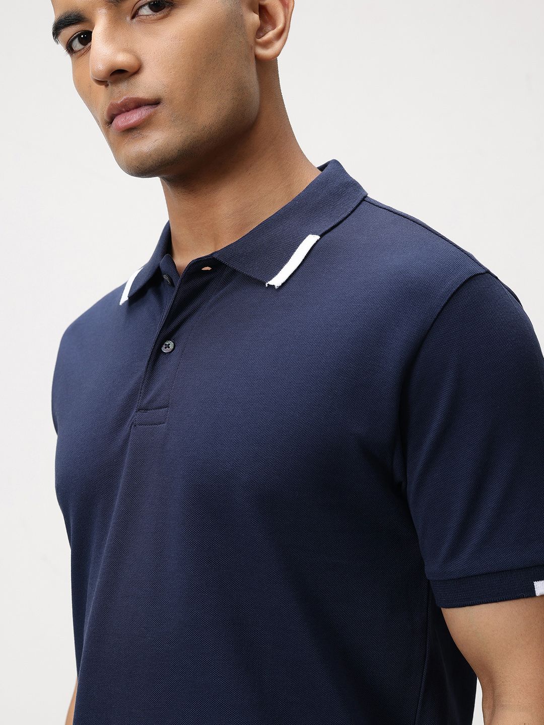 ether Contrast Collar Classic Fit Organic Cotton T-shirt