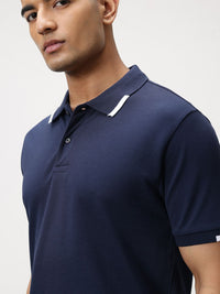 ether Contrast Collar Classic Fit Organic Cotton T-shirt