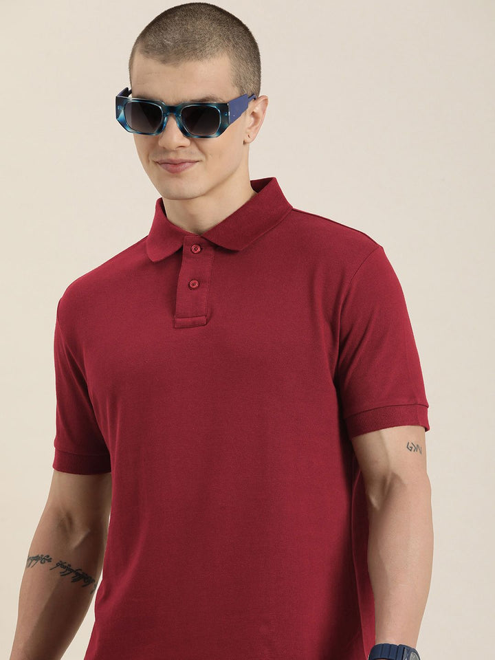 DILLINGER Men Polo Collar Pure Cotton T-shirt
