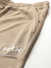 HRX by Hrithik Roshan Men Brand Logo Printed Detail Mid-Rise Rapid-Dry Training Joggers