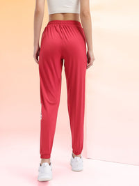 HRX by Hrithik Roshan Women Typography Detail Rapid-Dry Running Joggers