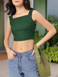 DressBerry City Chic Fitted Crop Top