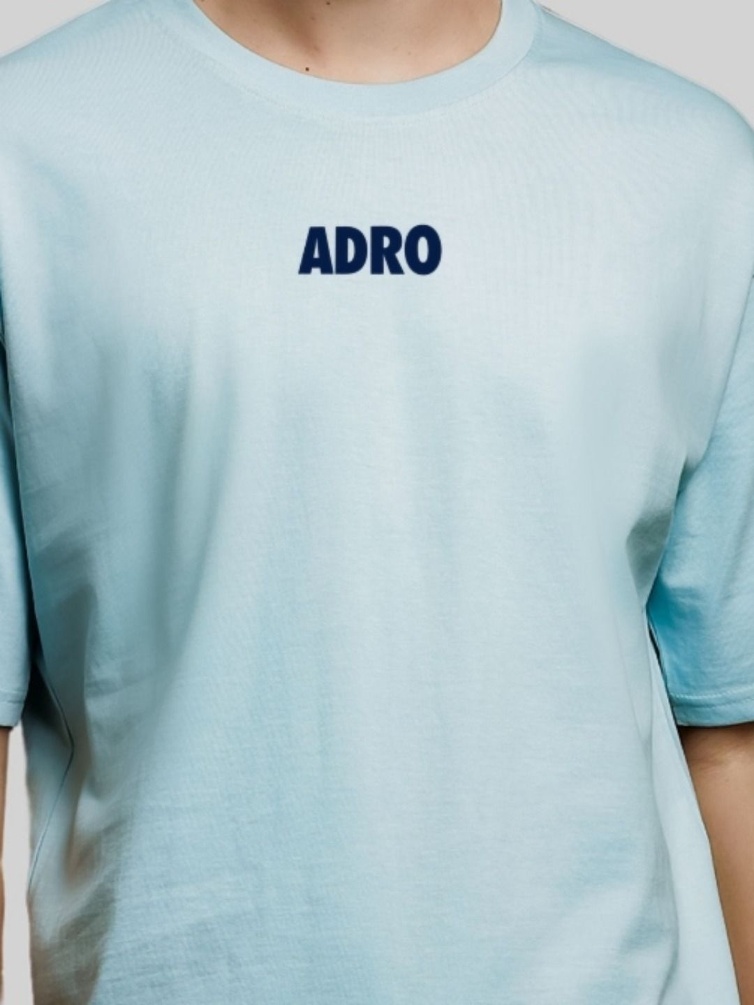 ADRO Men Printed V-Neck T-shirt