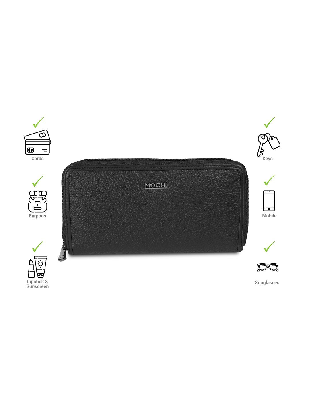 Mochi Women Zip Around Wallet