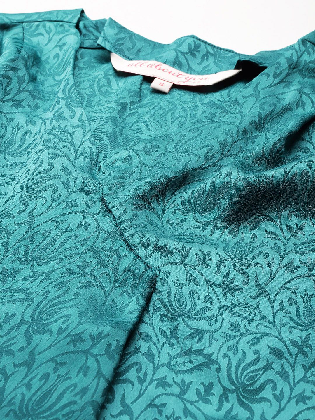 all about you Floral Design Wrap Detail Top