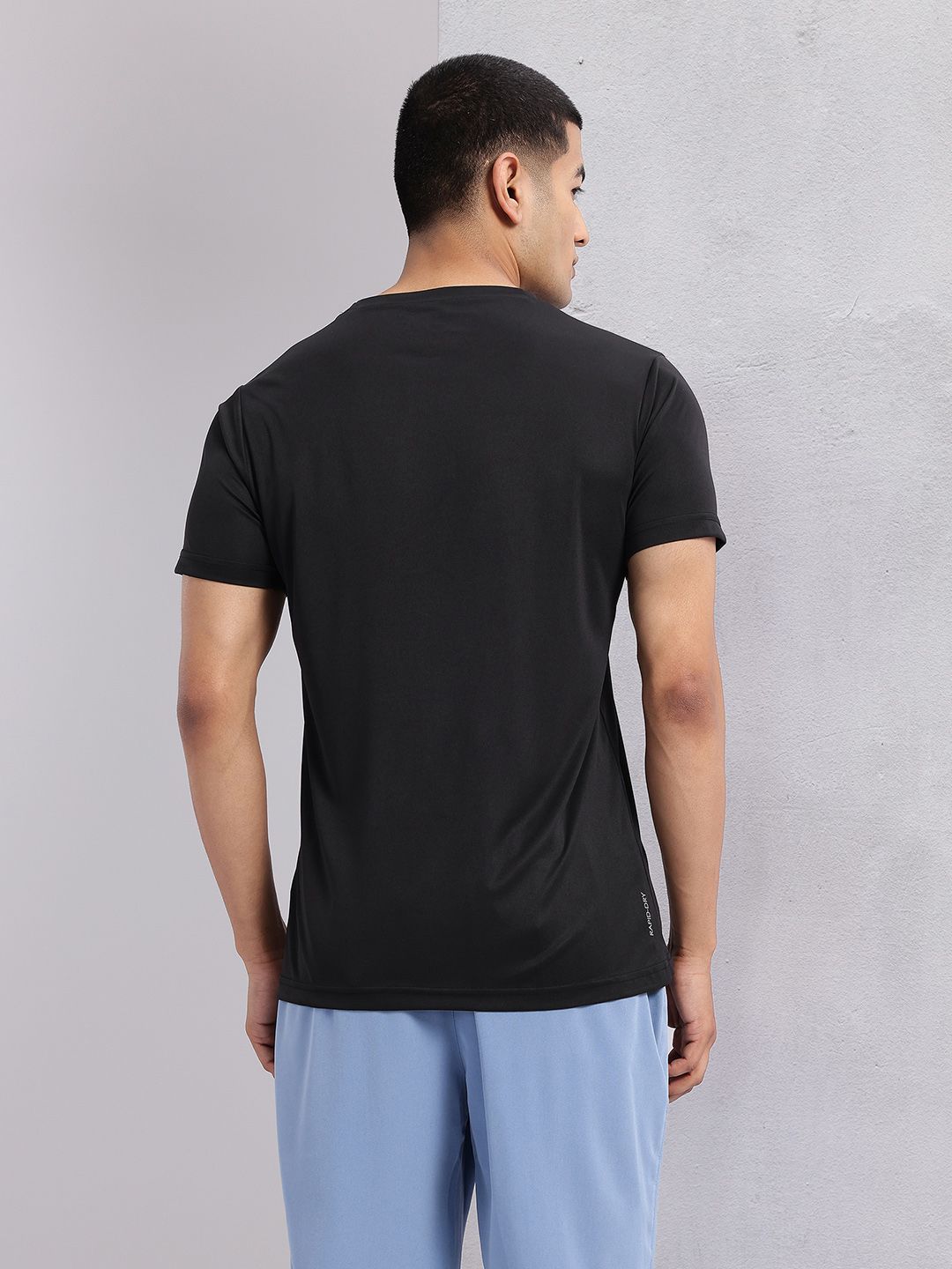 HRX by Hrithik Roshan Brand Logo Printed Rapid-Dry Training T-shirt