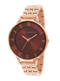 French Connection Women Stainless Steel Bracelet Style Straps Analogue Watch FCN00075D