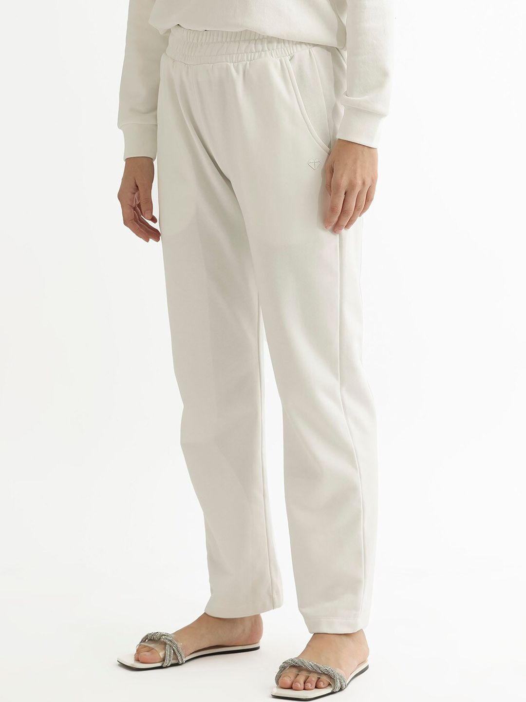 RAREISM Women Mid Rise Parallel Trousers