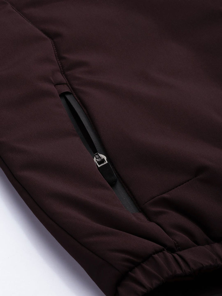 The Indian Garage Co Men Solid Zip-Front Bomber Jacket