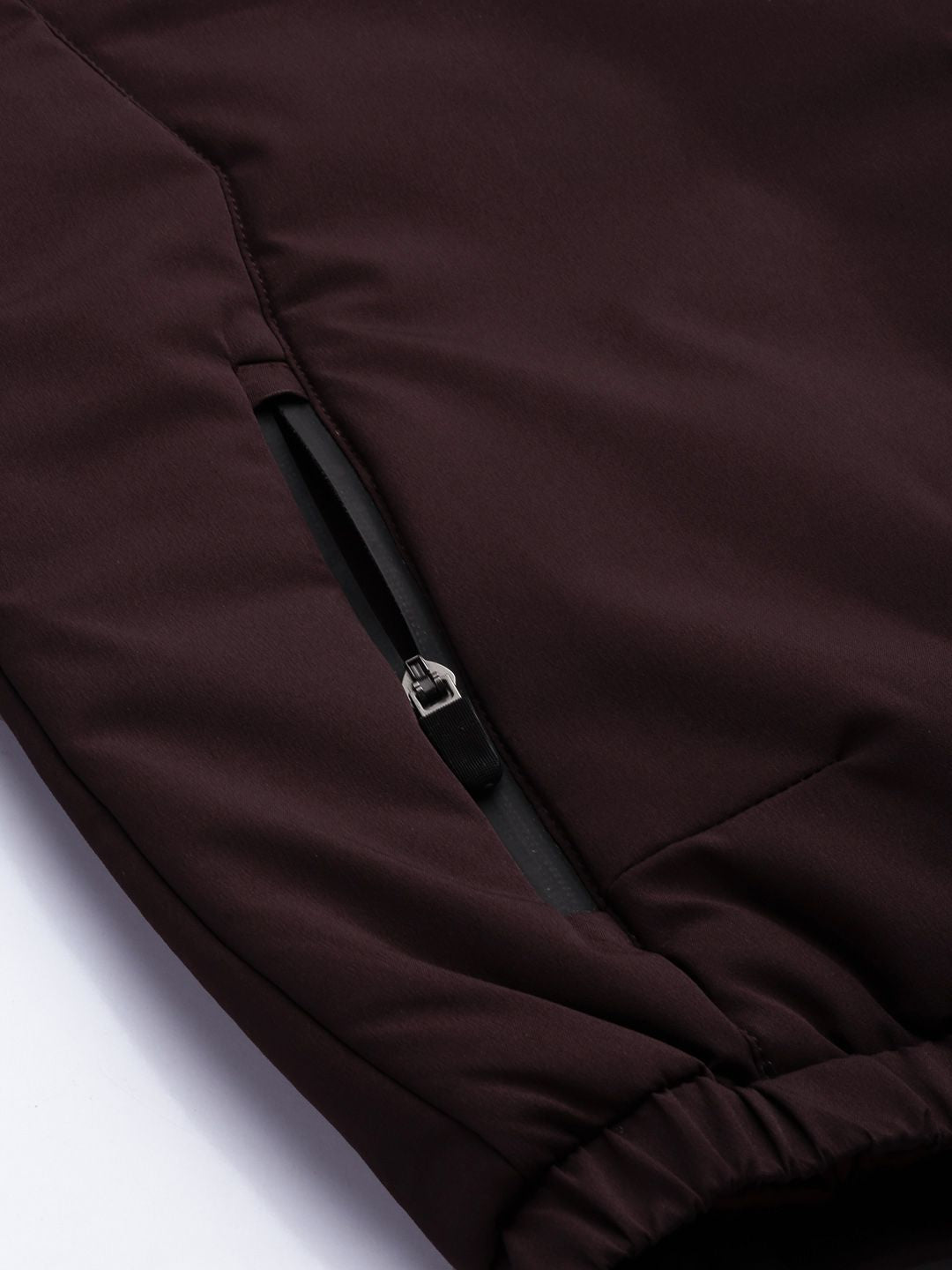 The Indian Garage Co Men Solid Zip-Front Bomber Jacket