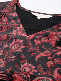 all about you Floral Printed Flared Sleeve Regular Top