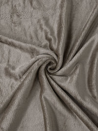 KLOTTHE Brown Fitted 300 TC Woolen King Fine Bedsheet with 2 Pillow Covers