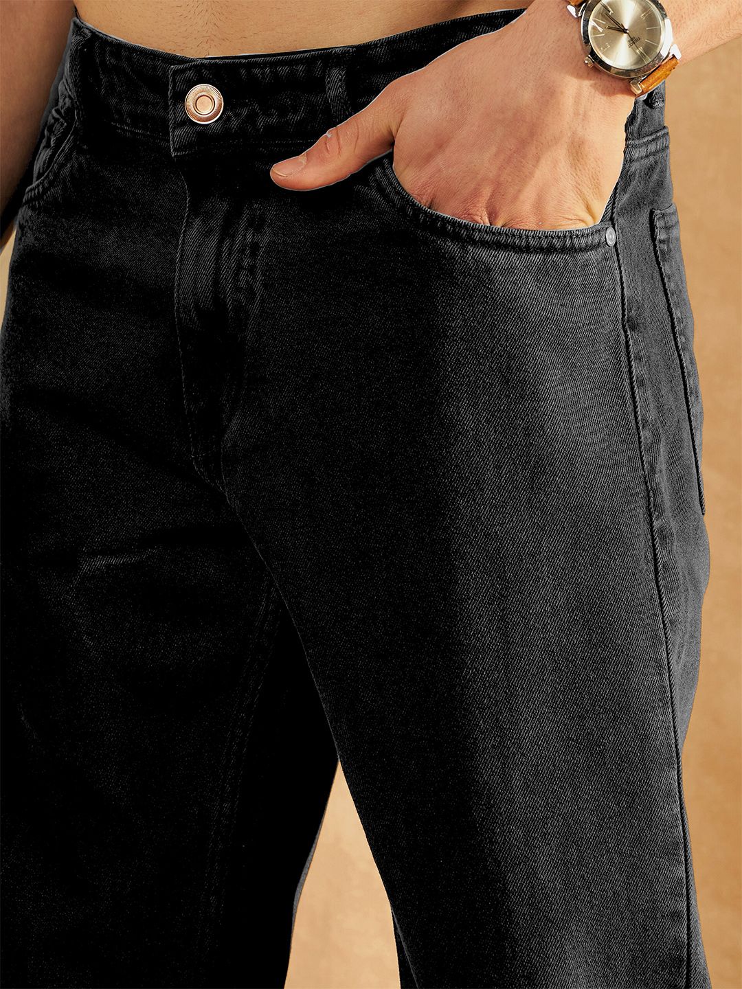 DENNISON Men Comfort Baggy Fit Non Stretchable Cotton Jeans