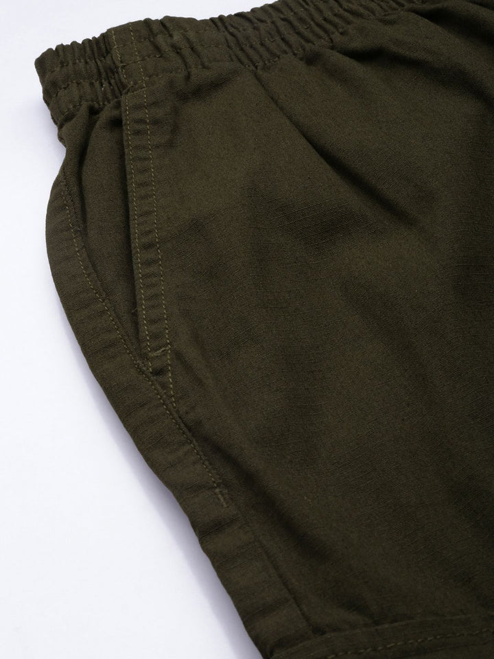The Indian Garage Co Loose Fit Cargos Trousers