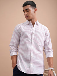 HIGHLANDER Plus Size Slim Fit Opaque Cotton Casual Shirt