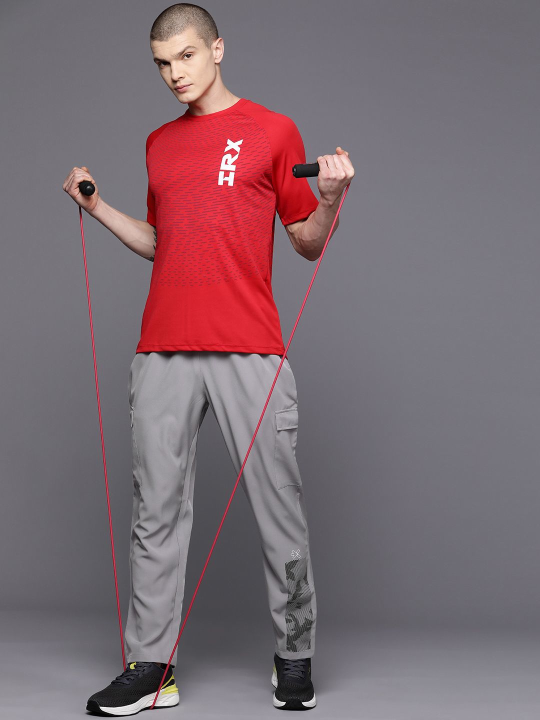 HRX by Hrithik Roshan Men Rapid-Dry Training Track Pants