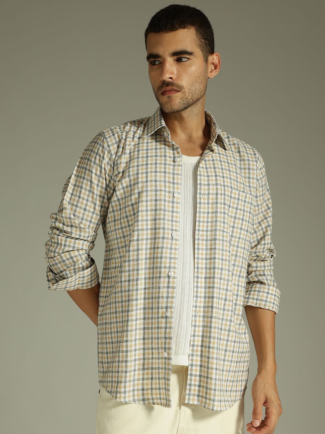 Oversized Checkered Shirt