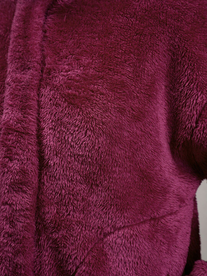 Tokyo Talkies Maroon Oversized Tailored Jacket