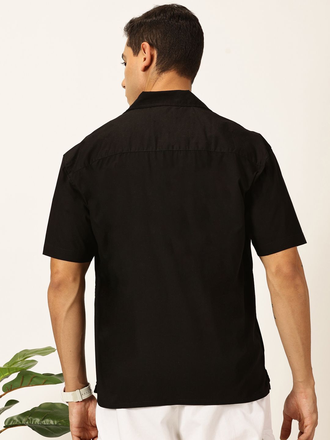 Thomas Scott Men Premium Boxy Pure Cotton Casual Shirt