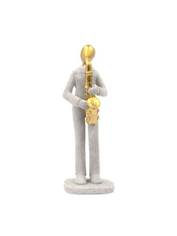 Cortina Sandstone Golden Musical Instruement Statue for Home Decor