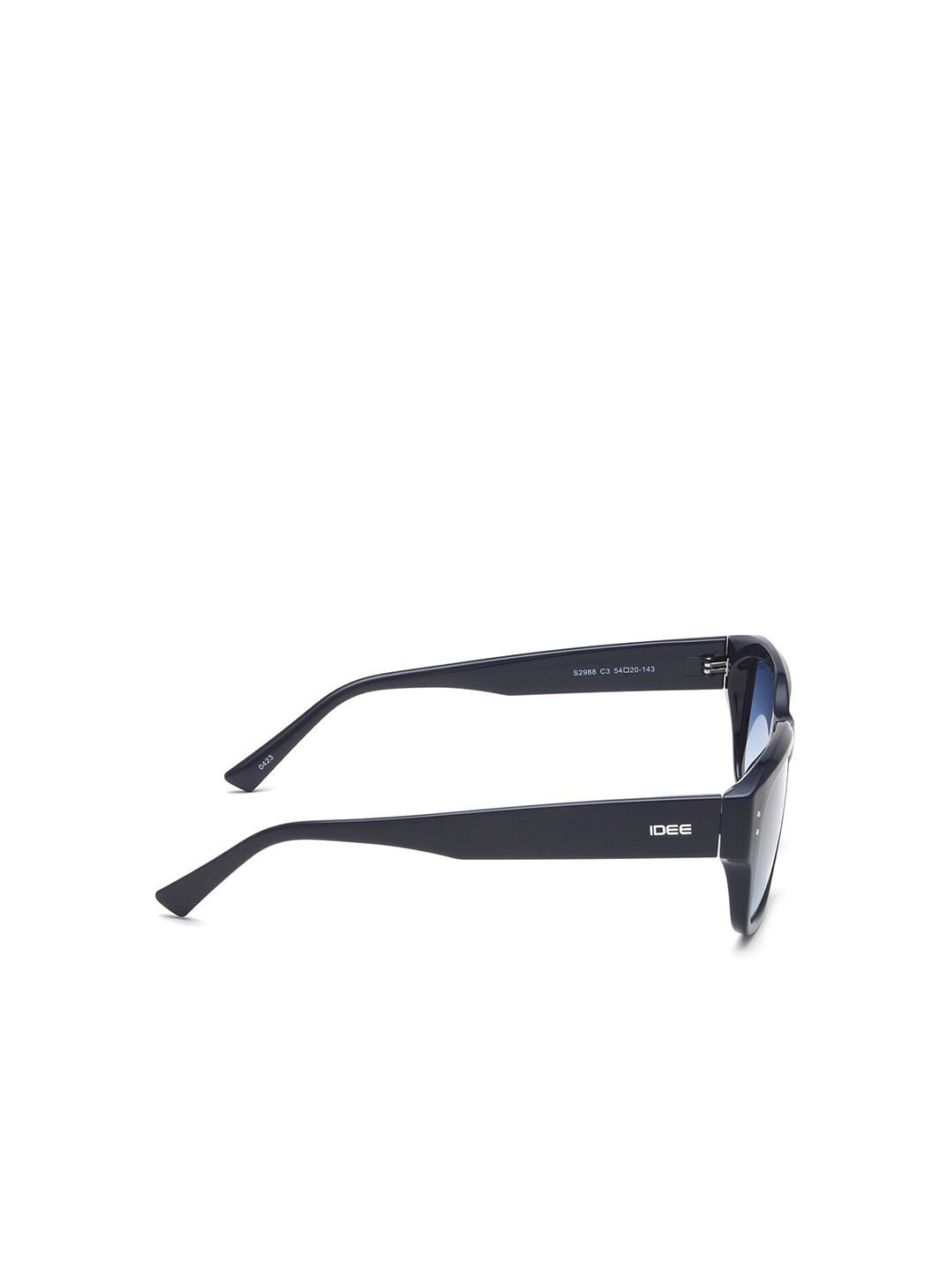 Lelaki cermin mata hitam bulat dengan lensa lensa yang dilindungi uv2988c3sg