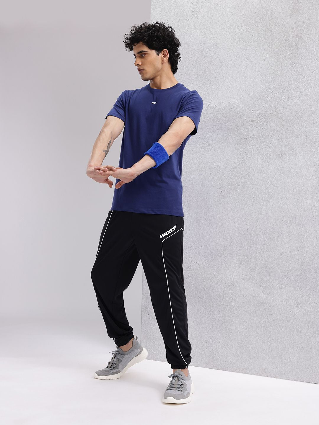 HRX by Hrithik Roshan Graphic Print Training Longline T-shirt
