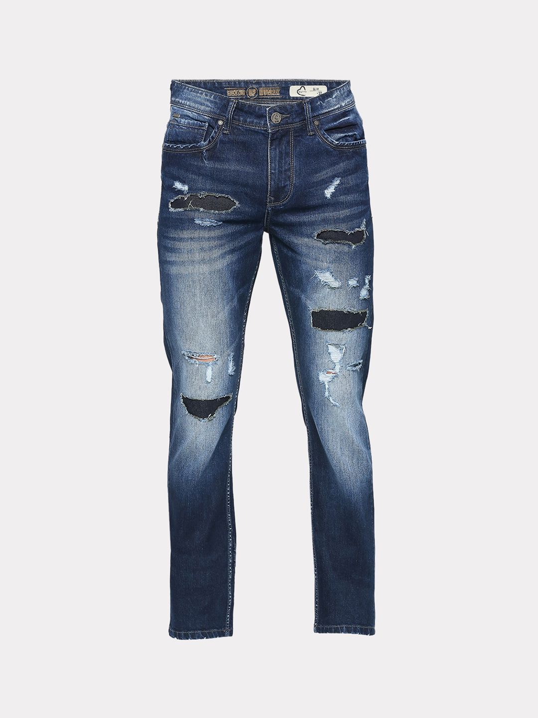 Being Human Men Mildly Distressed Heavy Fade Slim Fit Jeans