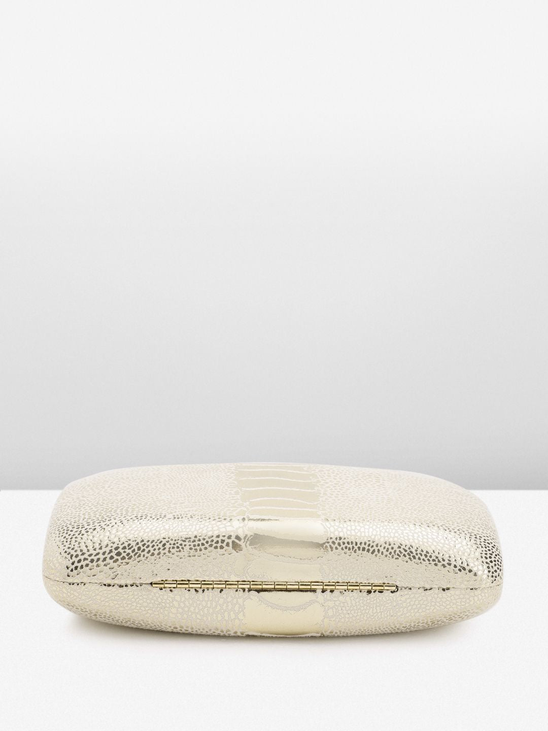 Lino Perros Snake Skin Textured Box Clutch