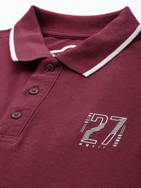 Being Human Polo Collar Pure Cotton T-shirt