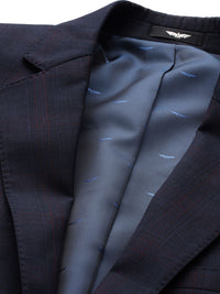 Park Avenue Super Slim Fit 2-Piece Checked Formal Suit