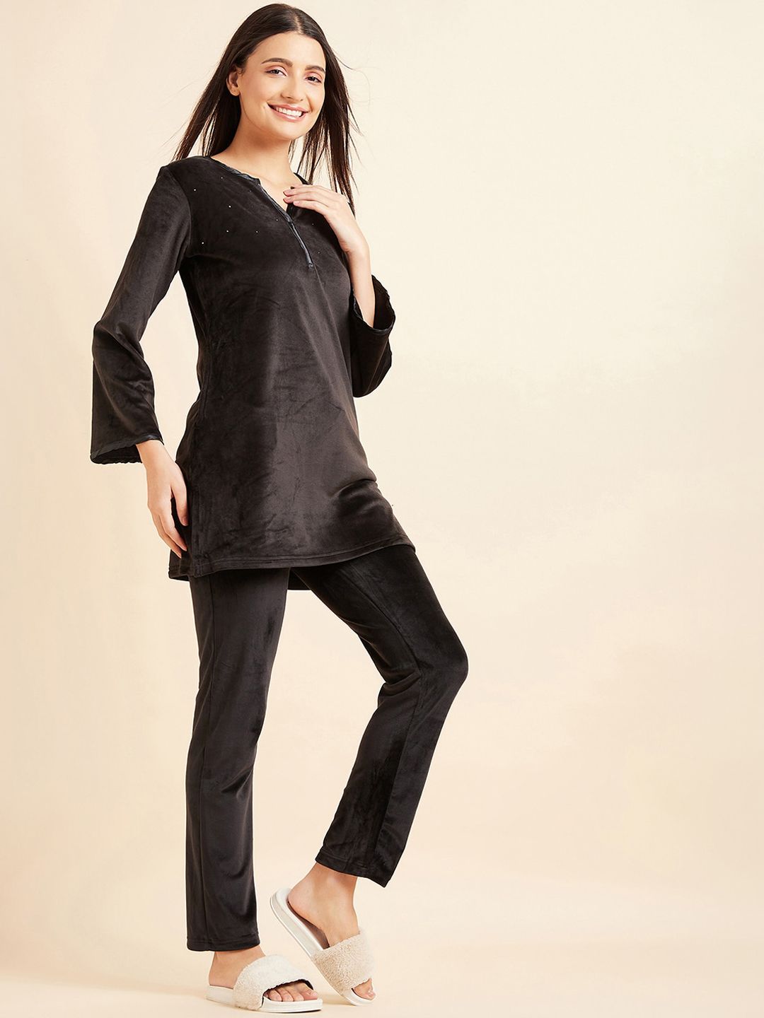 Sweet Dreams Longline Top With Pyjamas